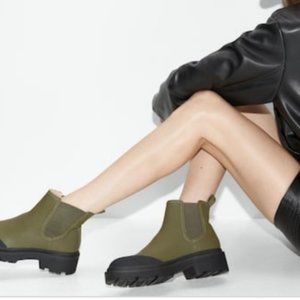 Zara technical chelsea boots